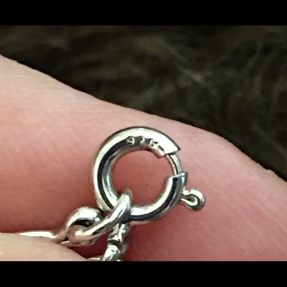 Oval pavilion cut cz 925 sterling silver bracelet - Picture 11 of 11